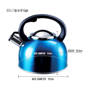 Liberty Leisure Blue 2.5 Litre Whistling Kettle